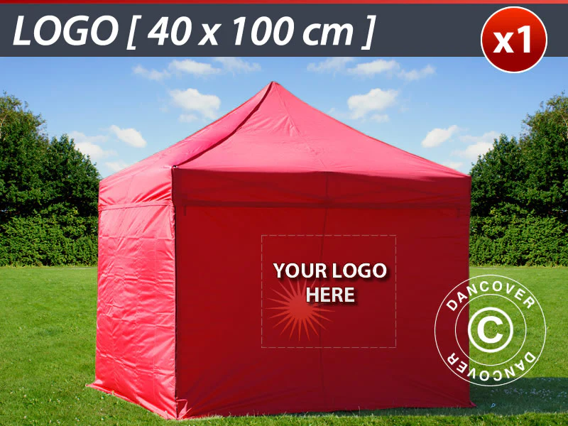 1 stk. FleXtents sidevegg print 40x100cm