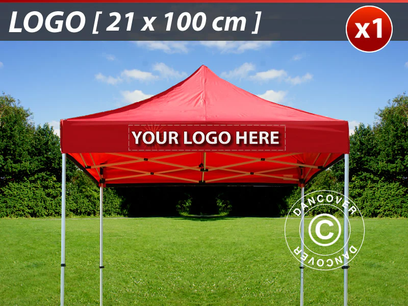 1 stk. FleXtents valance print 21x100cm, sentrert