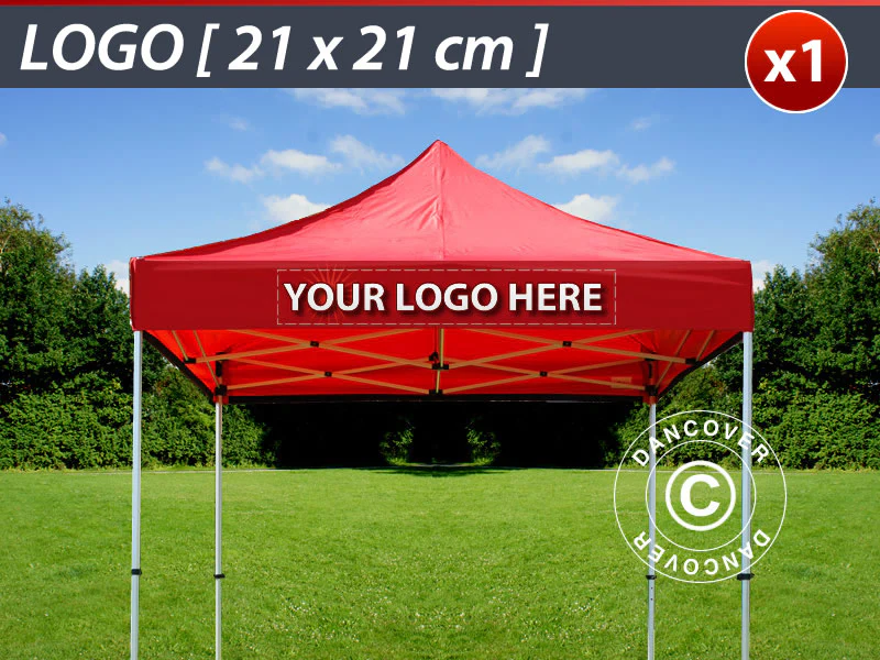 1 stk. FleXtents valance print 21x21cm, sentrert