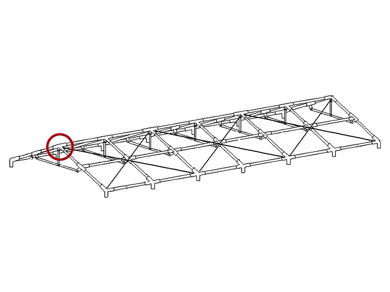 3-veis rørkobling, Ø42+Ø54mm, 140° - Image 3