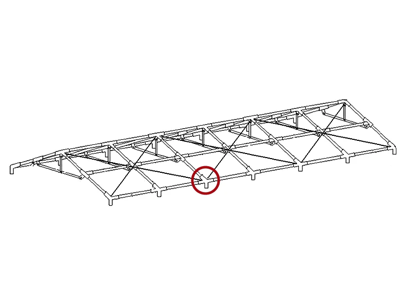 4-veis rørkobling, Ø42+Ø54mm, 110° - Image 3