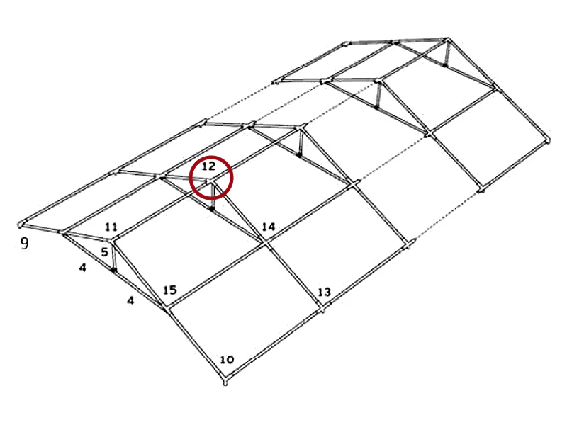 4-veis rørkobling, Ø42+Ø54mm, 140° - Image 7