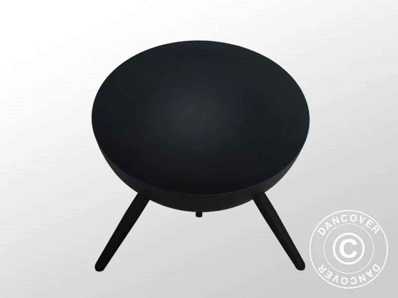 Bålpanne Halvkule, Ø60x65cm, Svart - Image 4
