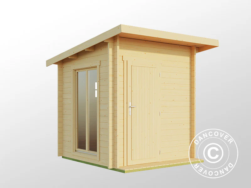 Badstuehytte Ruka, 2x2m, 3,6m², Naturlig - Image 3