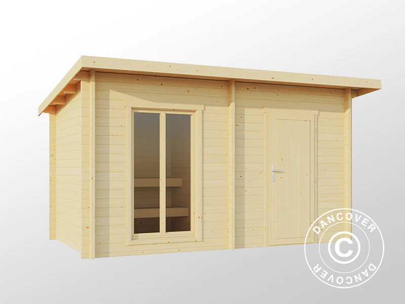 Badstuhytte Levi, 4x2,2m ,8,26m², Naturlig - Image 3
