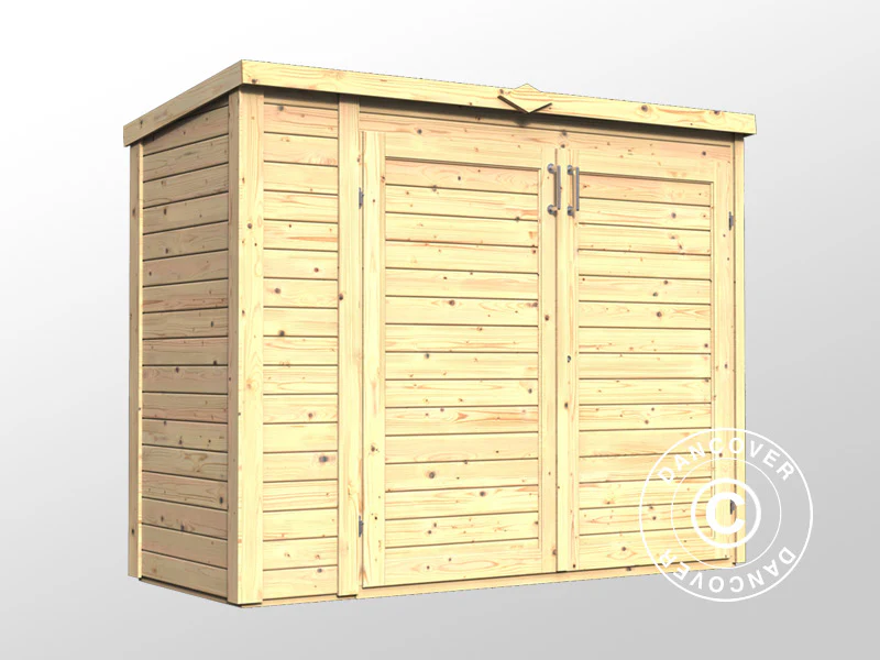Bertilo redskapsbod Multibox3, 2x0,82x1,63m, 1,6m², Naturlig - Image 2