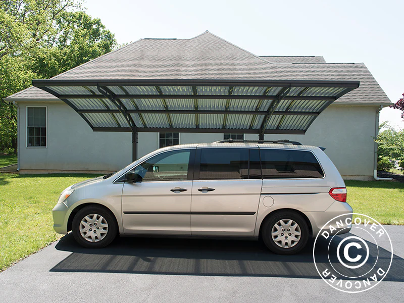 Carport Arizona, 2,89x4,95m, Palram/Canopia, Grå - Image 3