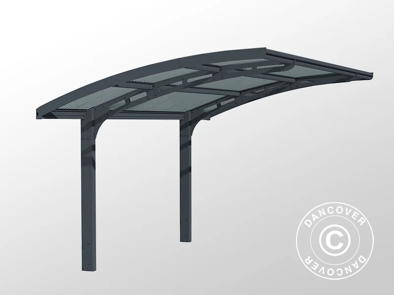 Carport Arizona, 2,89x4,95m, Palram/Canopia, Grå - Image 7