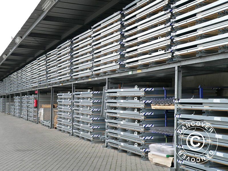 Container, Rigel, 2,1x2,1x2,1m m/ doble sidehengslede dører, sølvfarget - Image 5