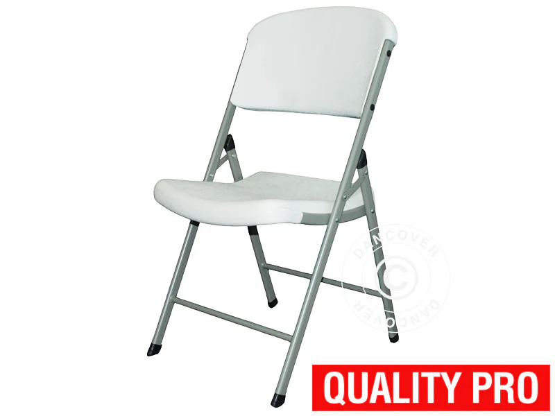 Festpakke, 1 klappbord (180cm) + 8 stoler, Lysegrå/Hvit - Image 8
