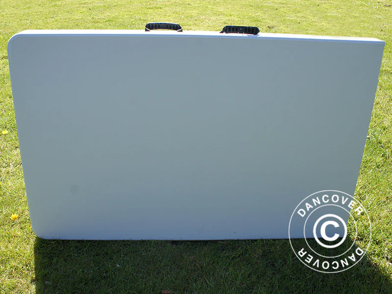 Festpakke, 1 klappbord (240cm) + 8 stoler, Lysegrå/Hvit - Image 12