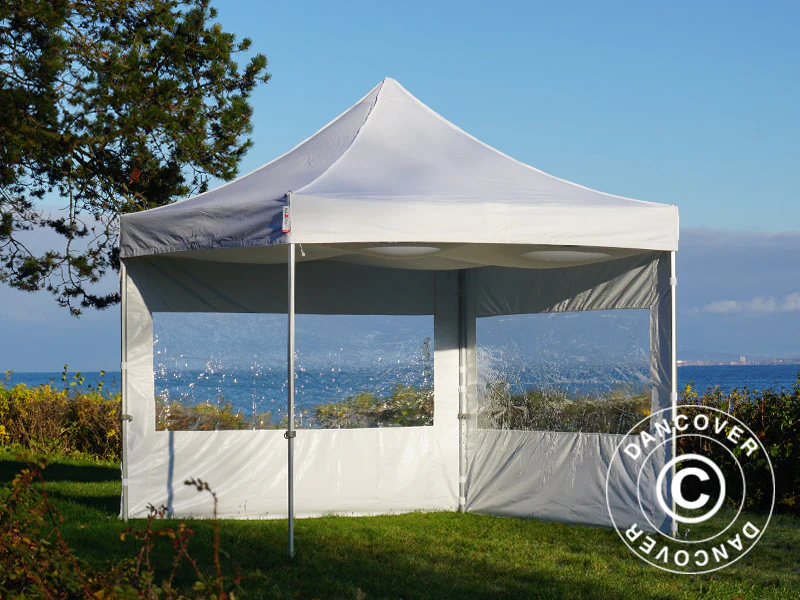 FleXtents takdrapering, Hvit, til 3x3m Quick-up telt - Image 14