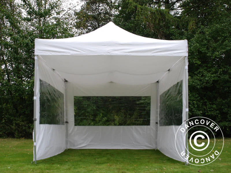 FleXtents takdrapering, Hvit, til 3x3m Quick-up telt - Image 9