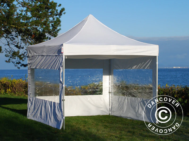 FleXtents takdrapering, Hvit, til 4x4m Quick-up telt - Image 40