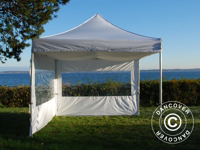 FleXtents takdrapering, Hvit, til 4x4m Quick-up telt - Image 41