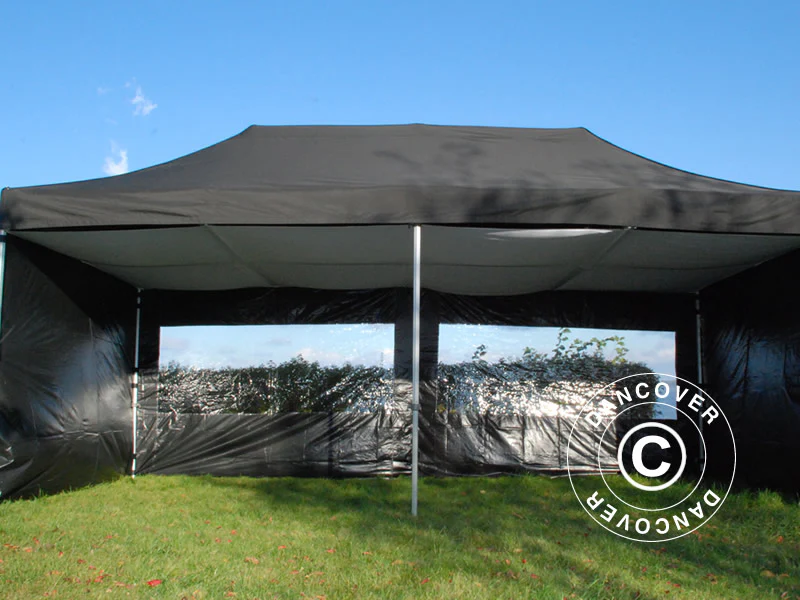 FleXtents takdrapering, Hvit, til 4x8m Quick-up telt - Image 3