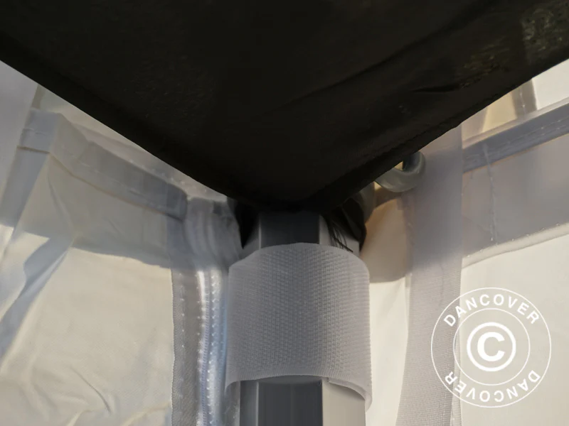 FleXtents takdrapering, Svart, til 3x3m Quick-up telt - Image 13