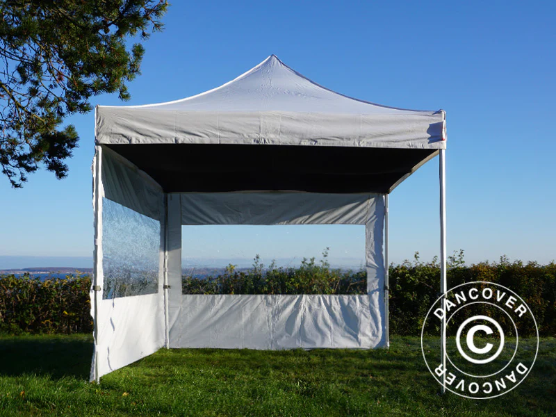 FleXtents takdrapering, Svart, til 3x3m Quick-up telt - Image 17