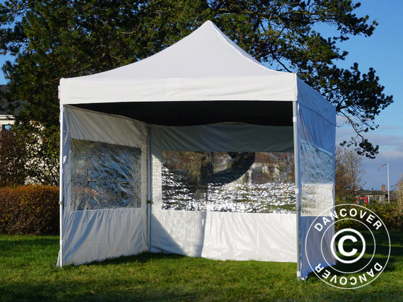 FleXtents takdrapering, Svart, til 3x3m Quick-up telt - Image 20