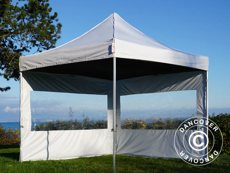 FleXtents takdrapering, Svart, til 4x4m Quick-up telt - Image 18