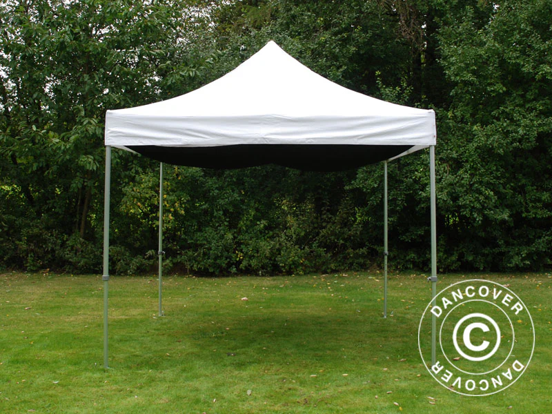 FleXtents takdrapering, Svart, til 4x4m Quick-up telt - Image 9