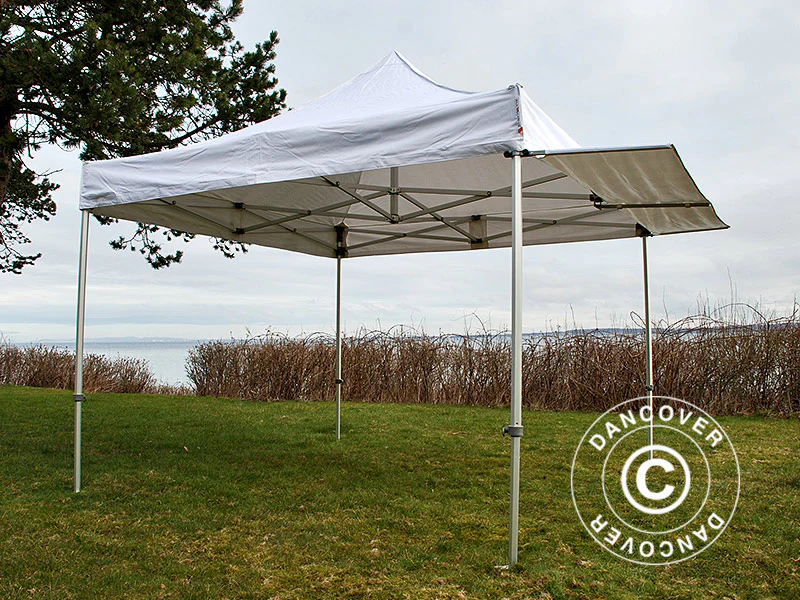 FleXtents Xtreme 50 3 m overhang, White w/connectors - Image 2