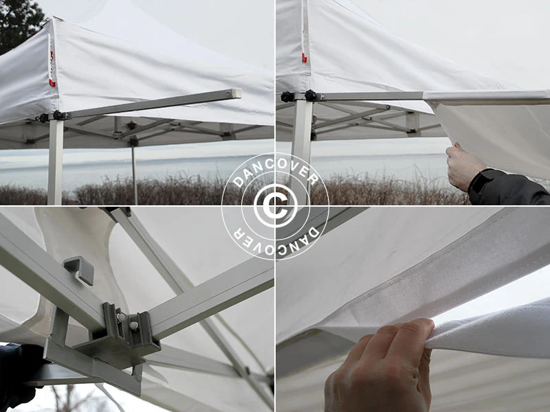 FleXtents Xtreme 50 3 m overhang, White w/connectors - Image 7