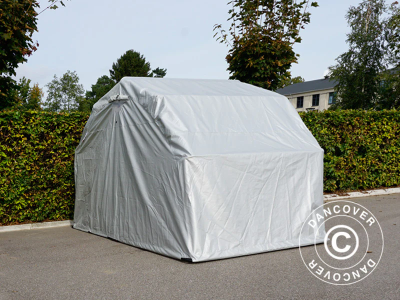 Foldegarasje (MC), 1,88x3,45x1,9m, Grå - Image 9