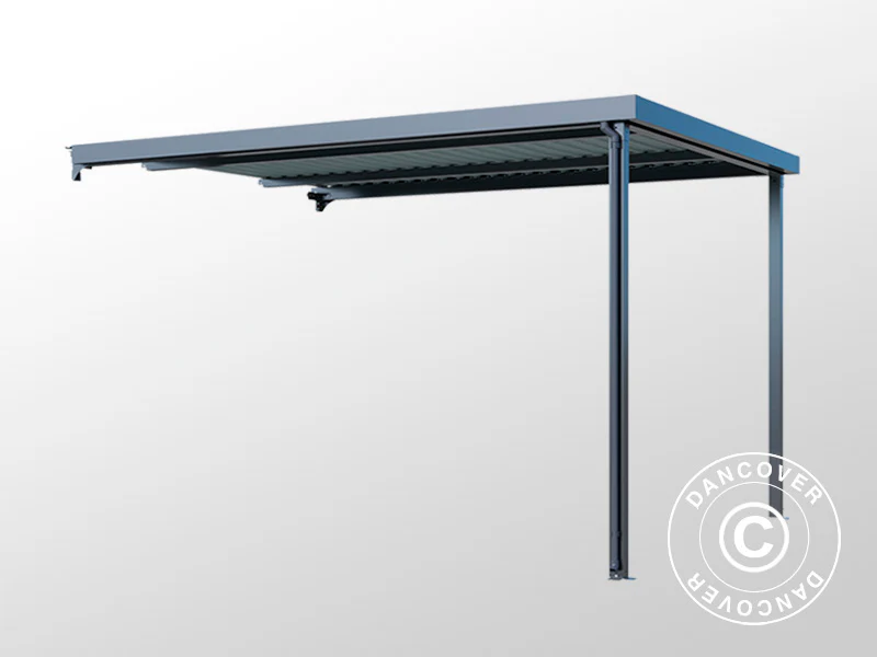 Forlengelse til redskapsbod med takvindu, 2,86x2,45x2,26m, 7m², Antrasitt - Image 2