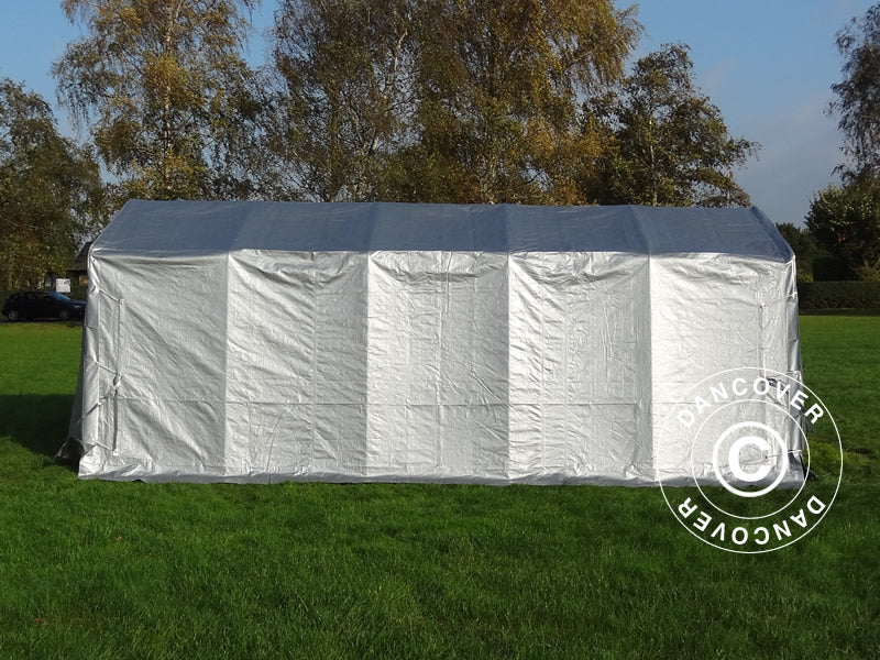 Garasjetelt PRO 3,3x6x2,4m PE, Grå - Image 4