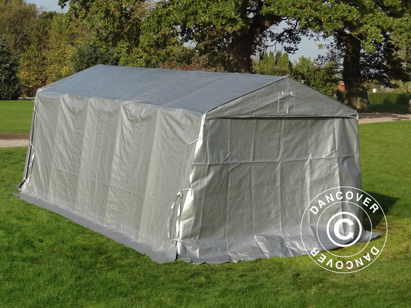 Garasjetelt PRO 3,3x6x2,4m PE, Grå - Image 8