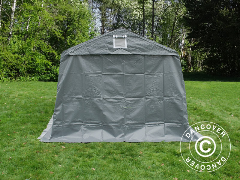 Garasjetelt PRO 3,3x6x2,4m PVC, Grå - Image 8
