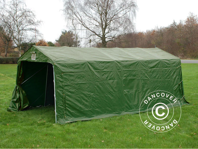 Garasjetelt PRO 3,3x6x2,4m PVC, Grønn - Image 5
