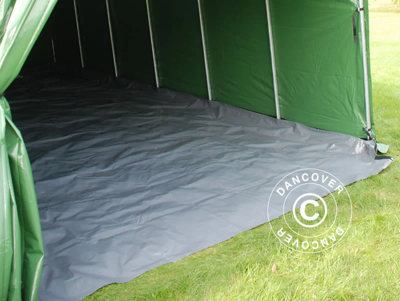 Garasjetelt PRO 3,6x6x2,7m PVC med teltgulv, grønn - Image 9