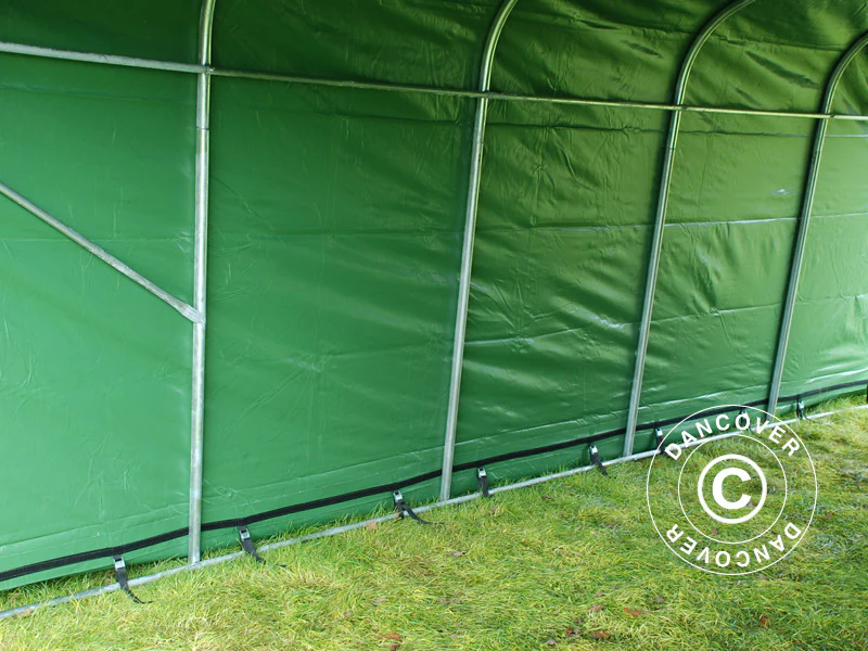 Garasjetelt PRO 3,6x8,4x2,68m PVC, Grønn - Image 8