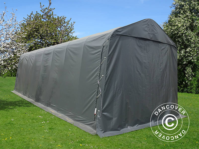 Garasjetelt PRO 3,77x9,7x3,18m PVC, Grå - Image 7