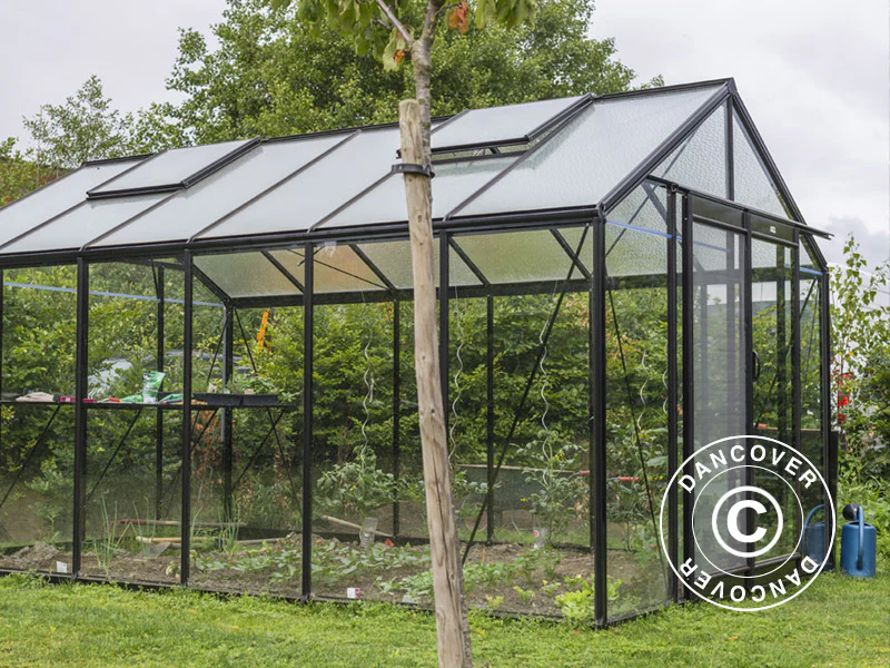 Greenhouse FLORA 3,06x4,45x2,83m Black - Image 3