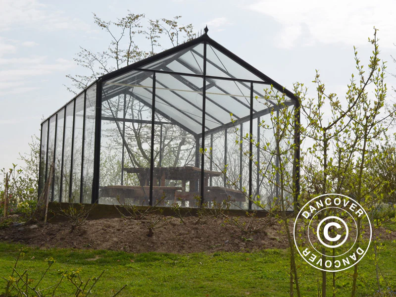 Greenhouse FLORA 3,06x4,45x2,83m Black - Image 5