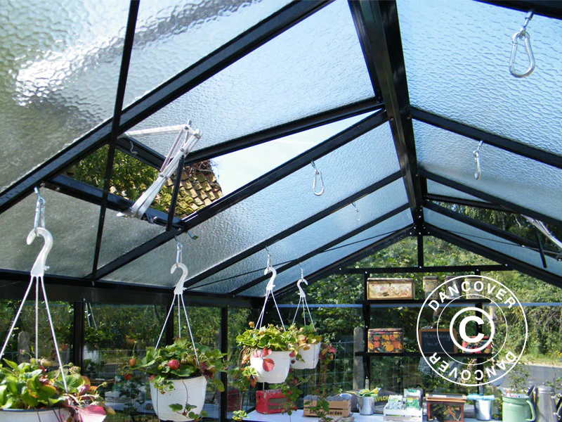 Greenhouse FLORA 3,06x4,45x2,83m Black - Image 7