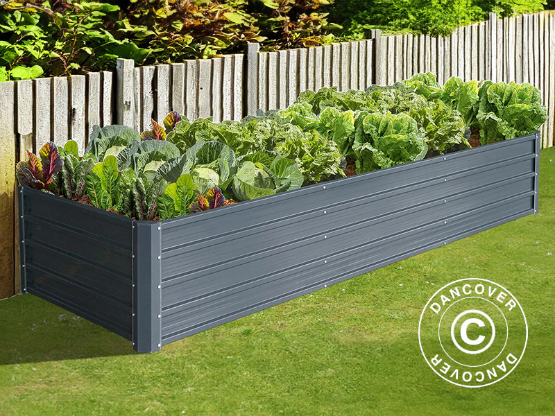 Høybed, 0,9x2,44x0,47m, 1000l, Antrasitt - Image 2