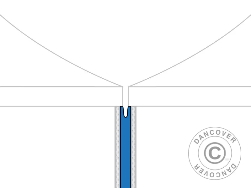 Ileggspaneler til FleXtents® PRO quick-up telt 4m-serien, Blå, 2 stk. - Image 2