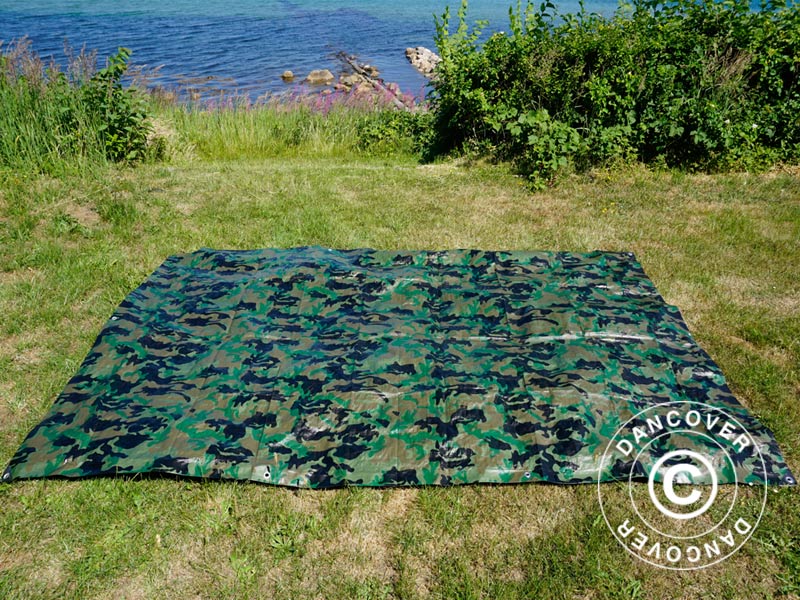 Kamuflasjepresenning Woodland 1,9x3m, 100g/m² - Image 11