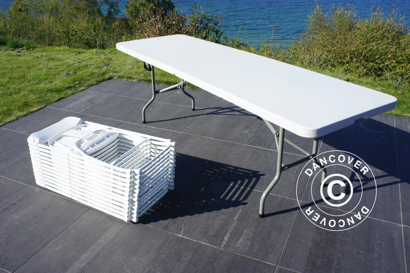 Klappstoler 44x44x80cm, Hvit, 24 stk. - Image 12