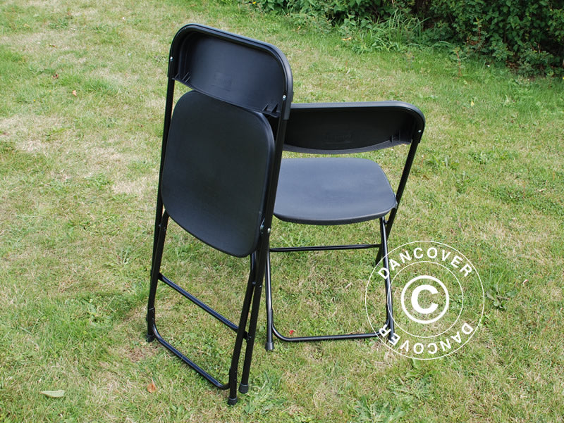 Klappstoler 44x44x80cm, Svart, 8 stk. - Image 3