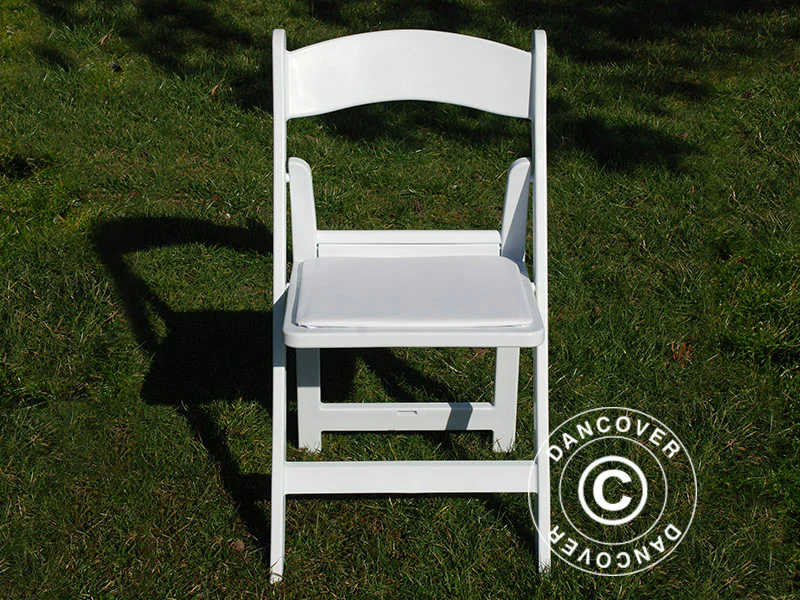 Klappstoler 44x46x77cm, Hvit, 8 stk. - Image 11