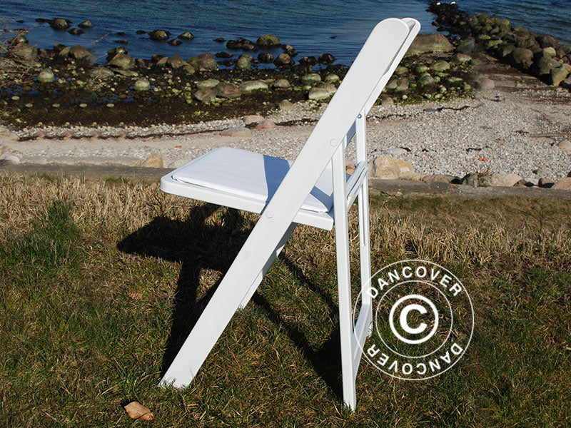 Klappstoler 44x46x77cm, Hvit, 8 stk. - Image 16