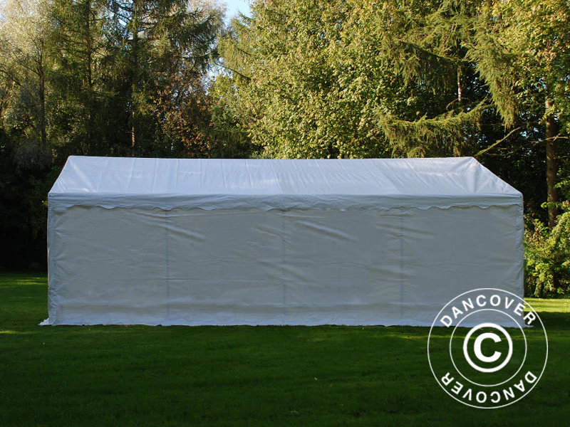 Lagertelt Basic 2-i-1, 4x8m PE 700, hvit - Image 3