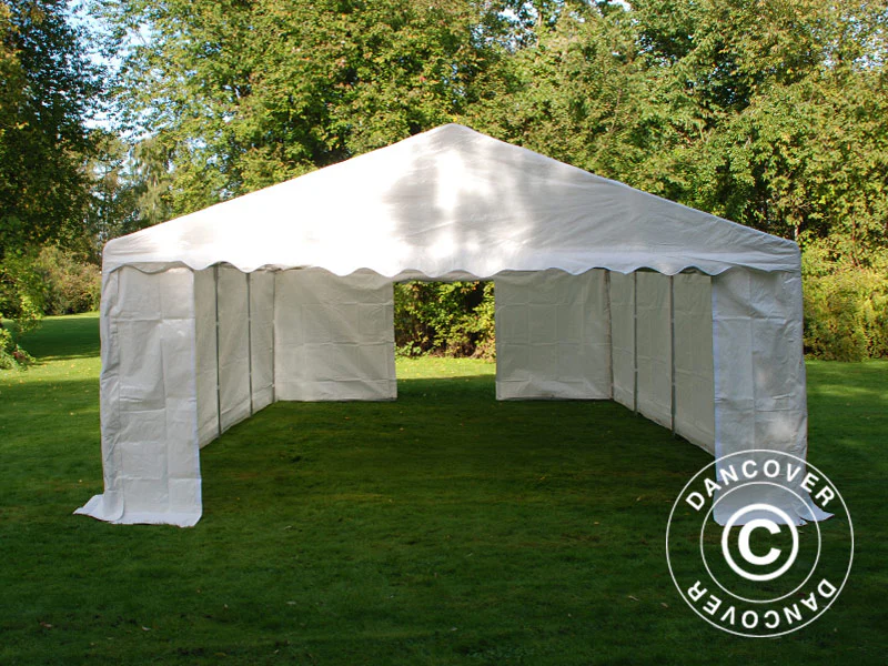 Lagertelt Basic 2-i-1, 4x8m PE 700, hvit - Image 4