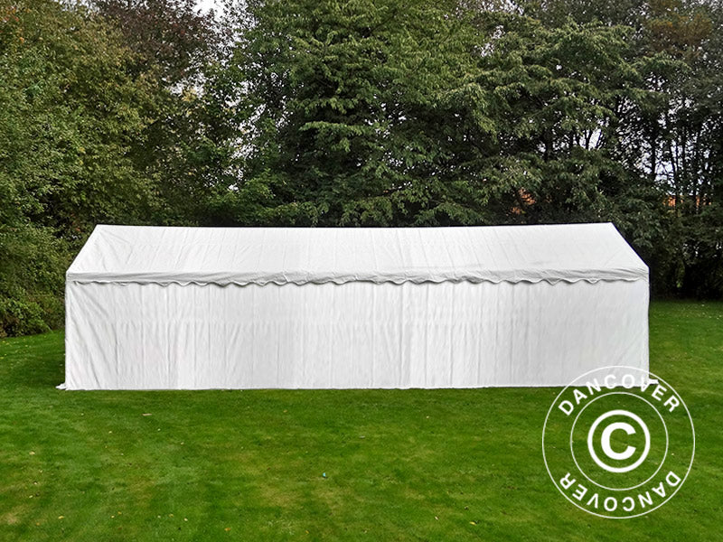 Lagertelt Basic 2-i-1, 6x12m PE 700, hvit - Image 3