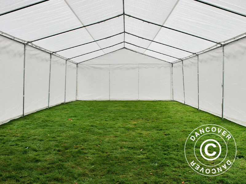 Lagertelt Basic 2-i-1, 6x12m PE 700, hvit - Image 5